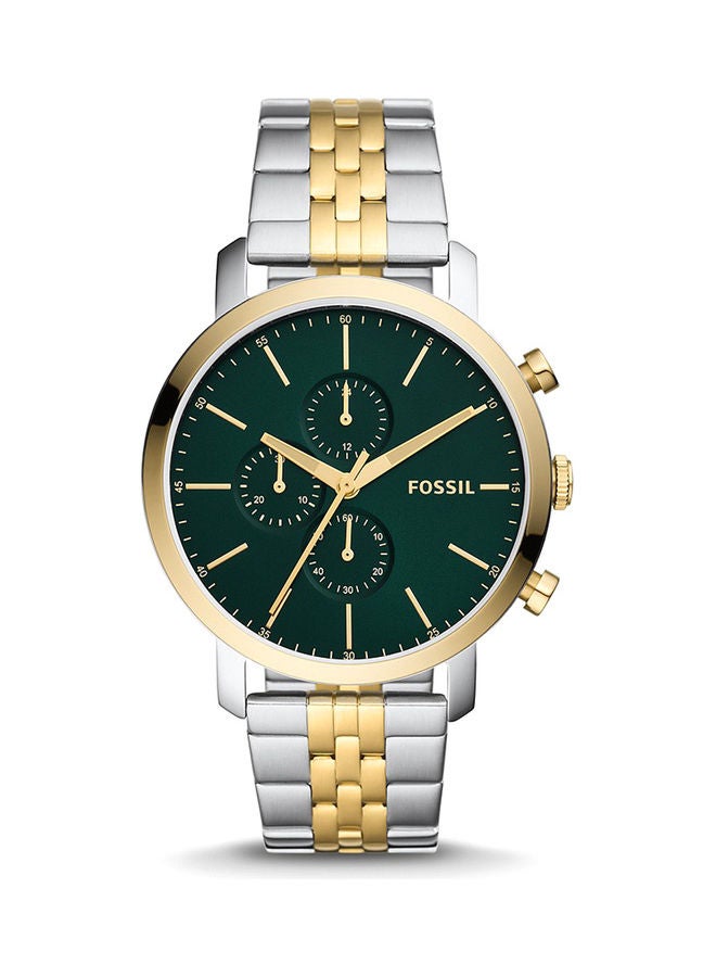 FOSSIL Men's Chronograph Round Shape Stainless Steel BQ2732 44 mm  - Image 1
