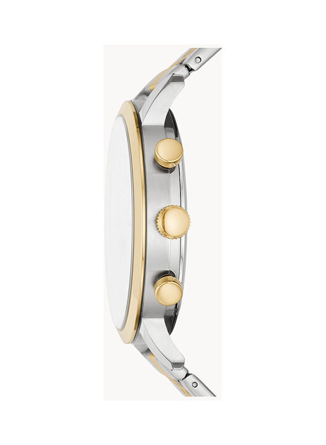 FOSSIL Men's Chronograph Round Shape Stainless Steel BQ2732 44 mm  - Image 3