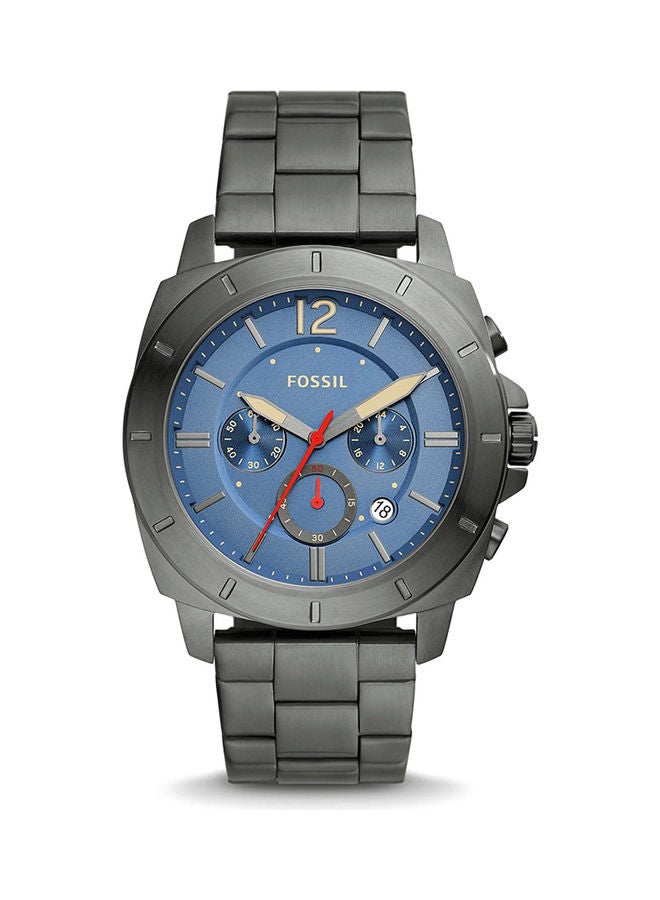 فوسيل كرونوغراف دائري الشكل من الفولاذ المقاوم للصدأ BQ2763 45 مم - Image 1