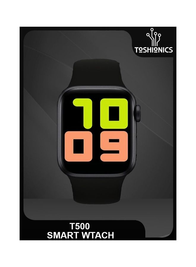 Toshionics 195.0 mAh Smartwatch With Bluetooth Call Health Fitness Tracker ECG Heart Rate Monitor Wireless Charging Watch For Android And iOS Mobile Phones Black  - Image 1