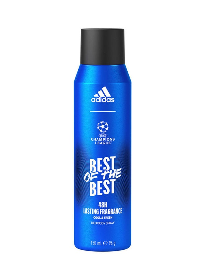 Adidas UEFA Best of the Best Deodorant Body Spray 150ml - Image 1