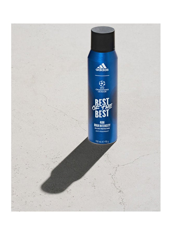 Adidas UEFA Best of the Best Deodorant Body Spray 150ml - Image 2