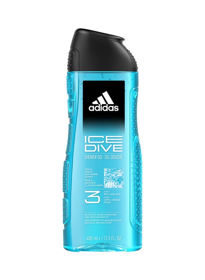 Adidas Ice Dive Shower Gel Clear 400ml  - Image 1