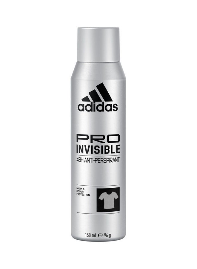 Adidas - Pro Invisible Antiperspirant Spray 150ml - Image 1