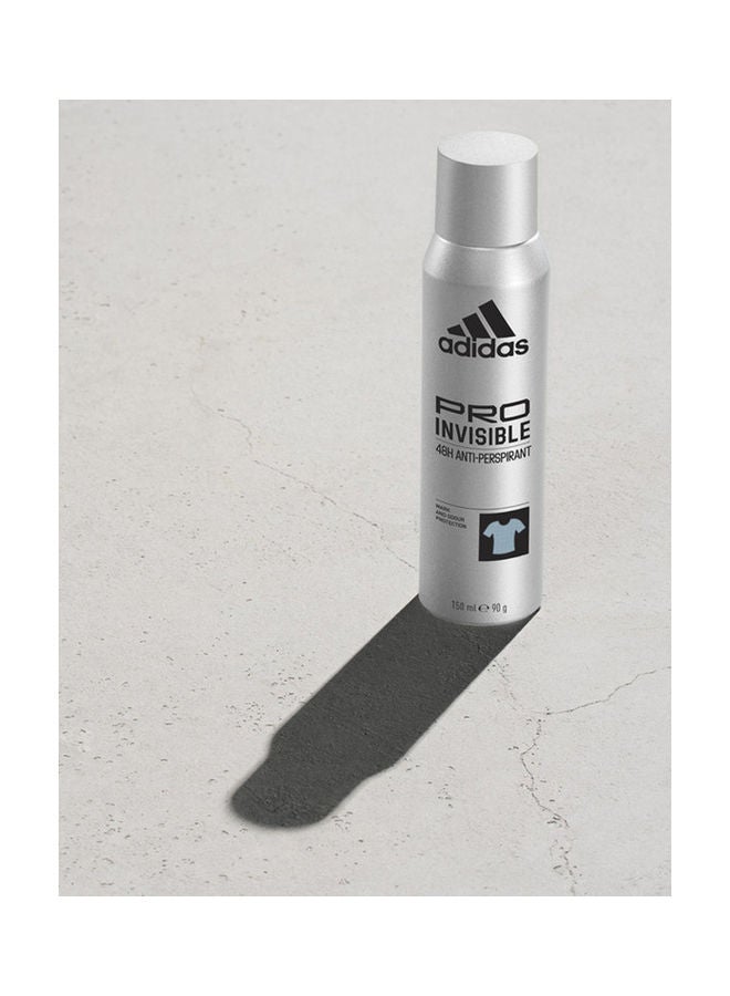 Adidas - Pro Invisible Antiperspirant Spray 150ml - Image 1