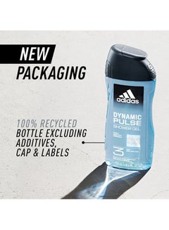 Adidas Dynamic Pulse Shower Gel Clear 250ml  - Image 3