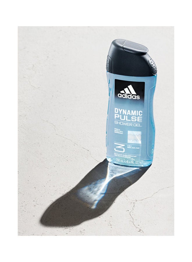 adidas جل إستحمام دايناميك بالس ابيض 250ملليلتر - Image 4