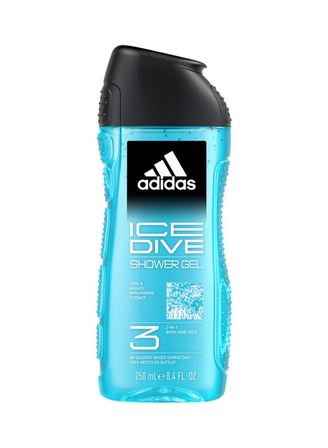 Adidas Ice Dive Shower Gel Clear 250ml  - Image 1