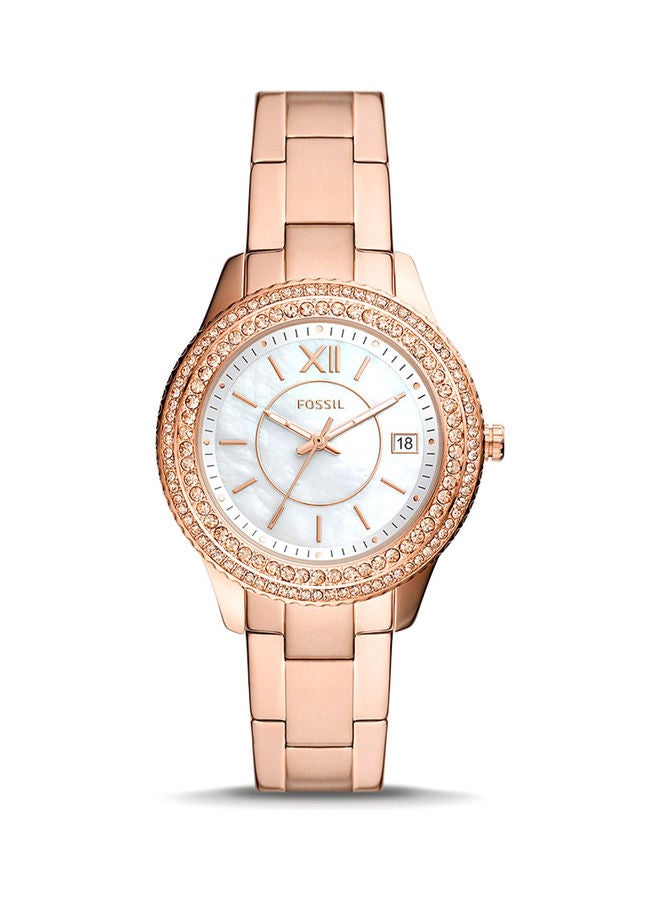 FOSSIL - Women's Analog Round Shape Stainless Steel ES5131 37 mm - Image 1