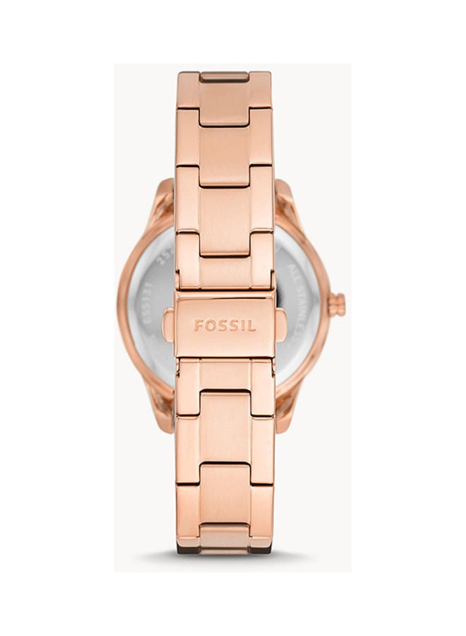 FOSSIL - Women's Analog Round Shape Stainless Steel ES5131 37 mm - Image 1
