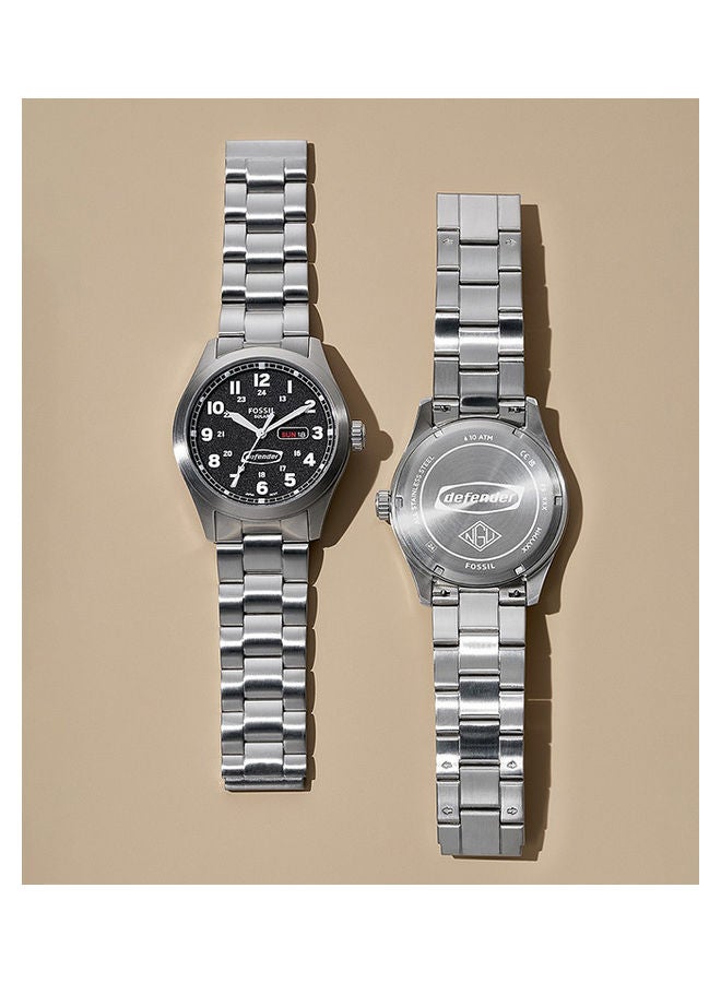 FOSSIL Men's Analog Round Shape Stainless Steel FS5976 46 mm  - Image 4