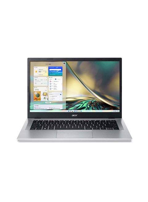 Aspire 3 Notebook With 15.6-Inch Display, Core i7-1255U Processor/8GB RAM/512GB SSD/Intel Iris XE Graphics/Windows 11 Arabic Silver (Upgraded Version)