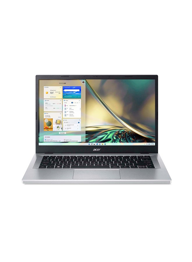 Acer - Aspire 3 Notebook With 15.6-Inch Display, Core i7-1255U Processor/8GB RAM/512GB SSD/Intel Iris XE Graphics/Windows 11 Arabic Silver (Upgraded Version) - Image 1