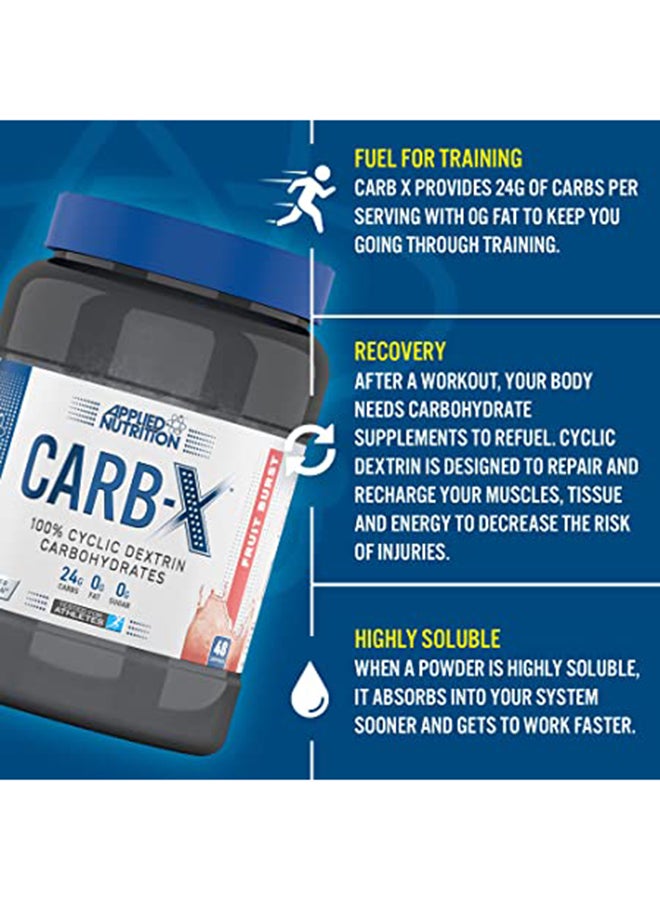 Carb X Fruit Burst -Carbo Hydrate Powder-48 Servings 1.2 kg - v1680185015/N26502634A_3