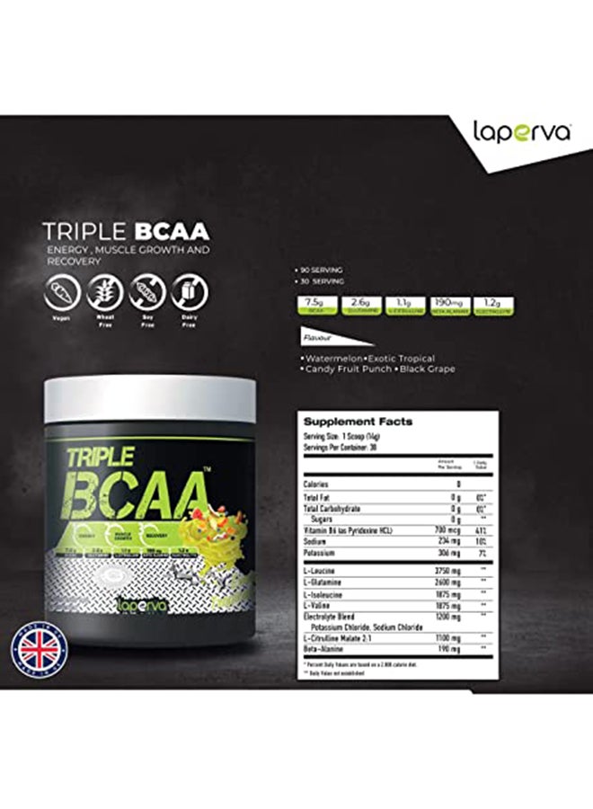Laperva - Triple BCAA Watermelon Flavour Powder -30 Servings 420 gm - Image 1