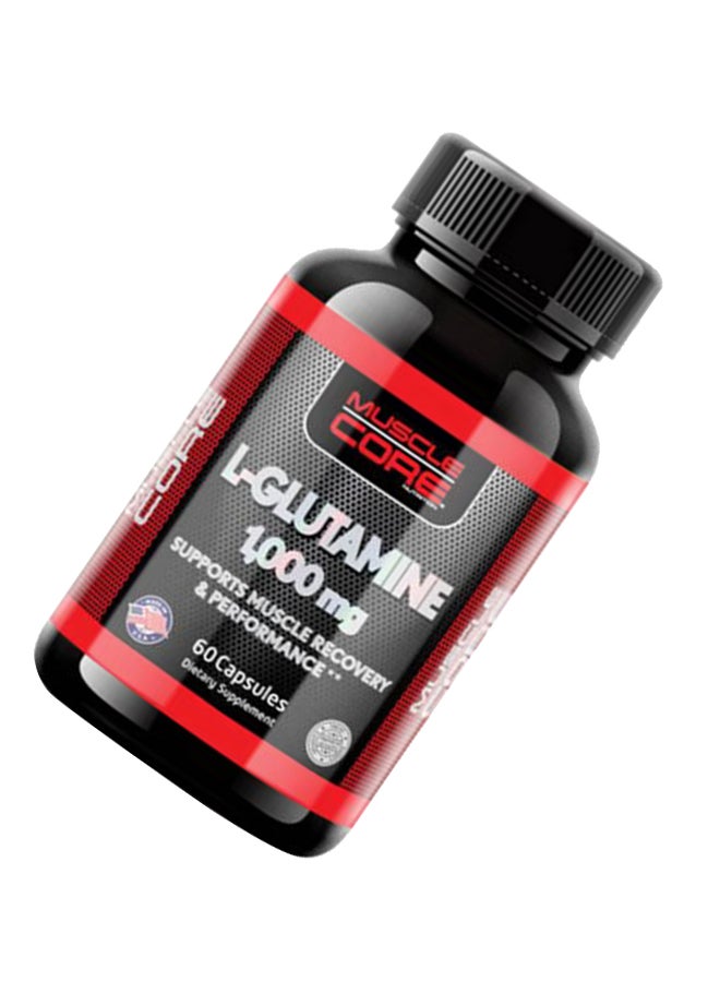 Muscle Core L-Glutamine 1000MG 60 Capsules : 08231 - Image 5