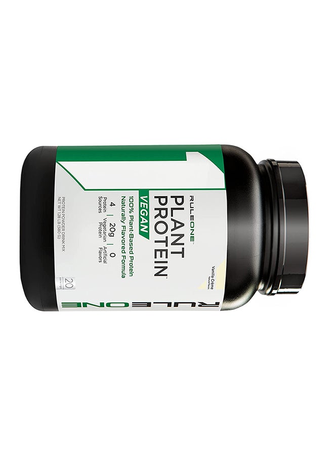 Rule 1 Protein - Rule 1 Plant Protein 100% Plant Based Protein Naturally Flavored Formula Vegan Vanilla Crème Protein Powder Drink Mix 580G - Image 1