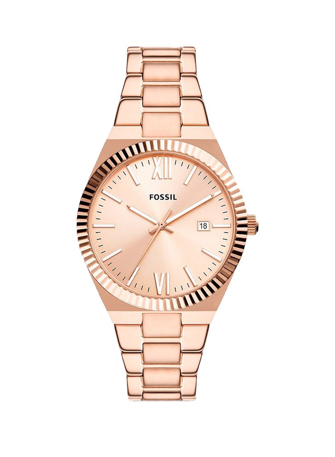 FOSSIL Women's Analog Round Shape Stainless Steel ES5258 38 Millimeter  - Image 1