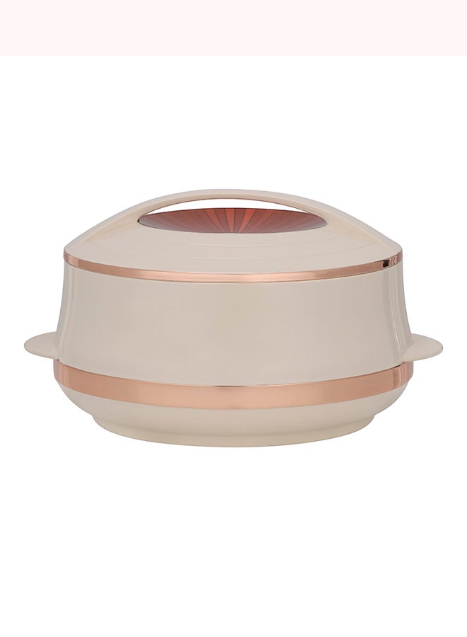 3 Pieces Elite Gold Insulated Casserole Set  Strong Handles  Double Wall Insulated Serving Pot 1600Ml 2500Ml 3500Ml Gold 3 piecescm