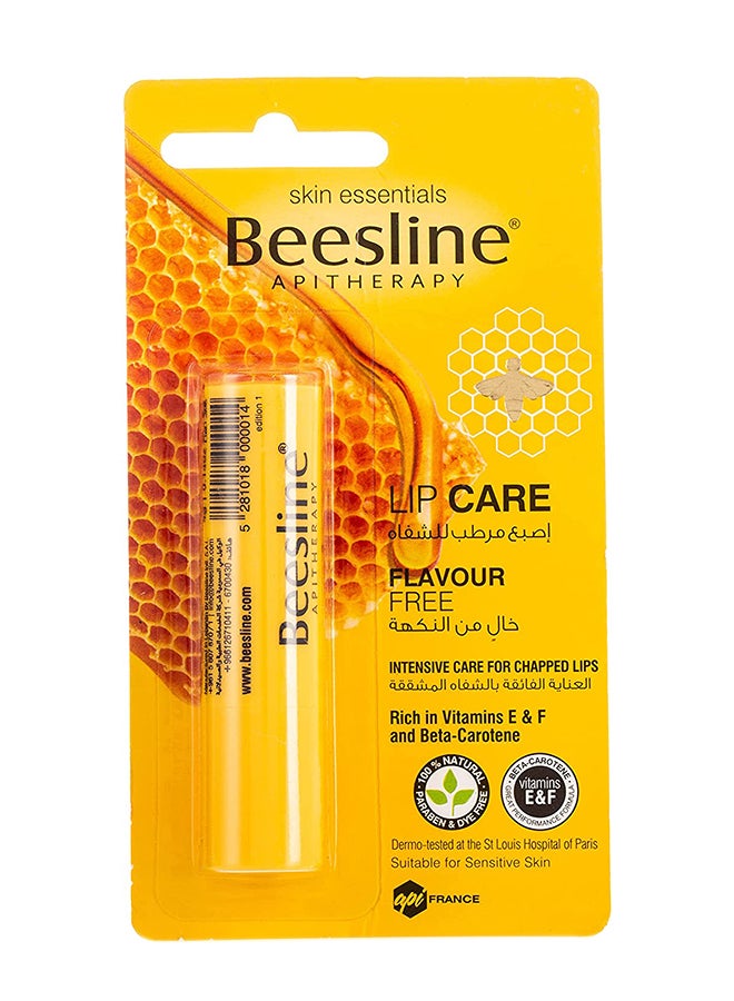 Beesline Flavor Free Lip Care 4g Yellow  - Image 1