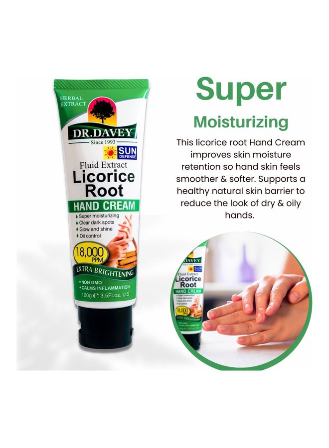 DR. DAVEY - Fluid Extract Licorice Root Hand Cream White 100grams - Image 1
