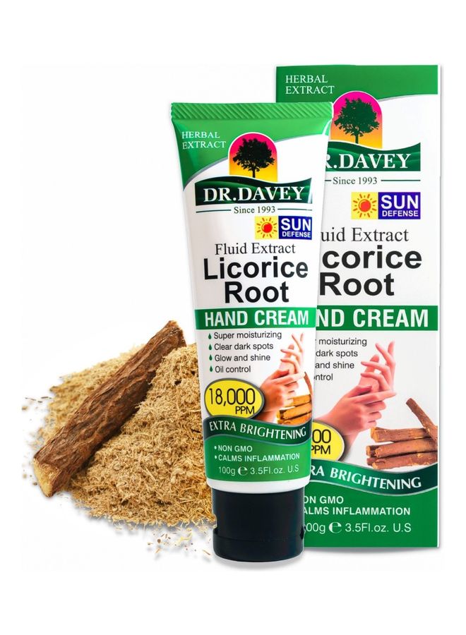 DR. DAVEY - Fluid Extract Licorice Root Hand Cream White 100grams - Image 1