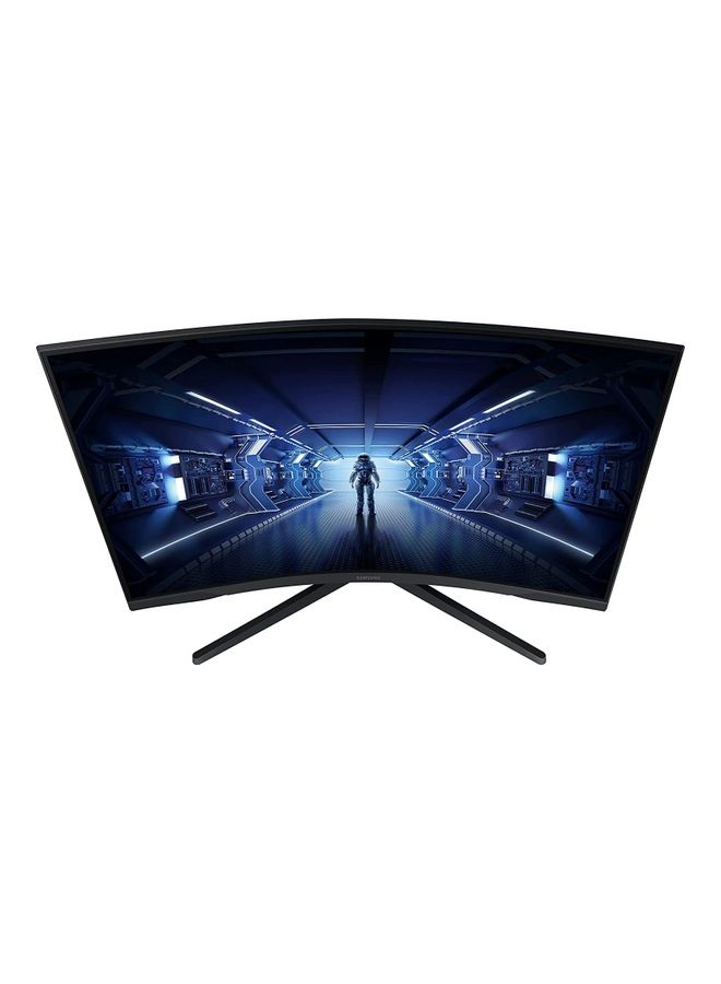 Samsung - 27-Inch Odyssey G5 LC27G55, 1000R Curved Gaming Monitor with 144Hz Refresh Rate & 1ms Response Time, WQHD Resolution, AMD FreeSync Premium - LC27G55TQBMXUE Black - Image 1