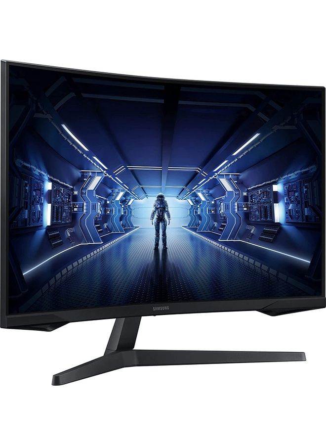 Samsung - 27-Inch Odyssey G5 LC27G55, 1000R Curved Gaming Monitor with 144Hz Refresh Rate & 1ms Response Time, WQHD Resolution, AMD FreeSync Premium - LC27G55TQBMXUE Black - Image 1