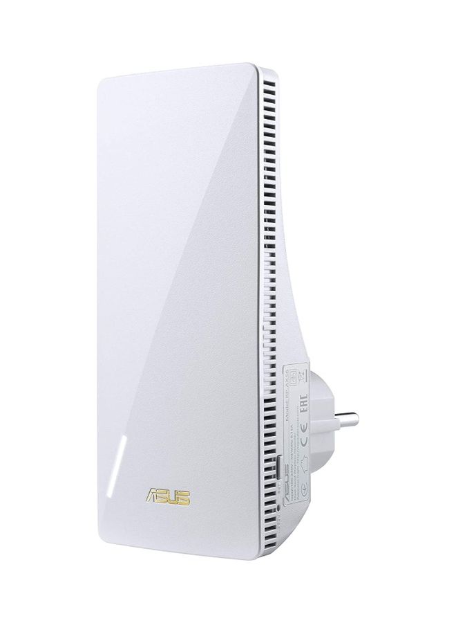AX1800 Dual Band WiFi 6 802.11ax Repeater & Range Extender RP AX56 Coverage Up to 2200 sq.ft, Wireless Signal Booster for Home, AiMesh Node, Easy Setup White