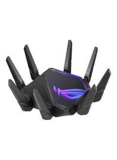 ROG Rapture WiFi 6E Gaming Router (GT-AXE16000) - Quad-Band, 6 GHz Ready, Dual 10G Ports, 2.5G WAN Port, AiMesh Support, Triple-Level Game Acceleration, Lifetime Internet Security, Instant Guard Black