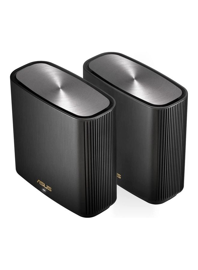 ZenWiFi XT9 AX7800 Tri-Band WiFi 6 Mesh System (2 Pack) Black, 802.11ax, up to 5700 sq ft & 6+ rooms, AiMesh, Lifetime Free Internet Security, Parental Controls, Easy Setup, 2.5G WAN port Black - v1680253425/N53398102A_1