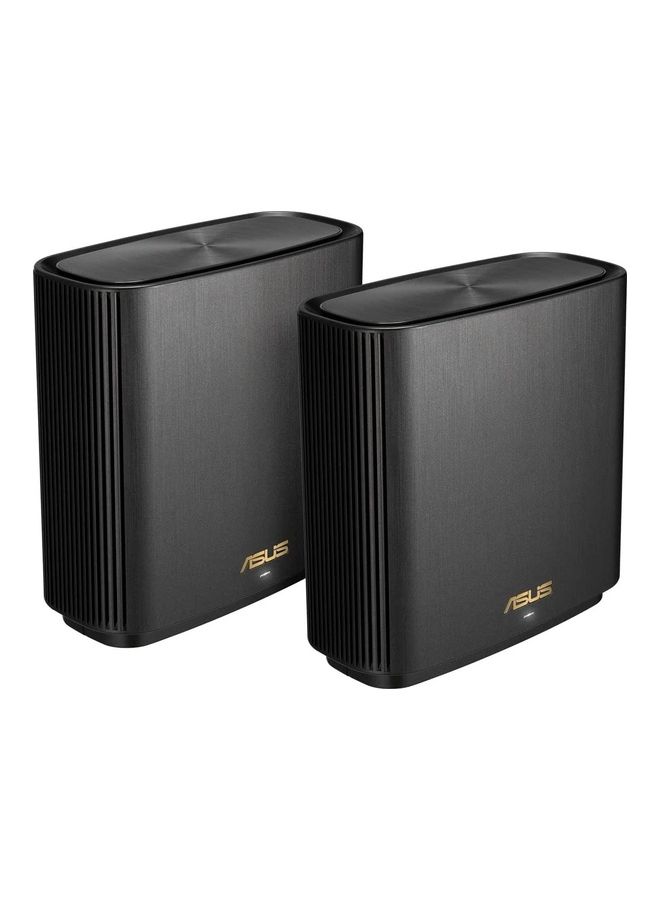 ZenWiFi XT9 AX7800 Tri-Band WiFi 6 Mesh System (2 Pack) Black, 802.11ax, up to 5700 sq ft & 6+ rooms, AiMesh, Lifetime Free Internet Security, Parental Controls, Easy Setup, 2.5G WAN port Black - v1680253425/N53398102A_3