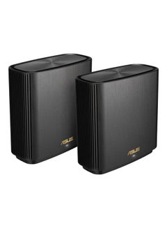 ASUS ZenWiFi XT9 AX7800 Tri-Band WiFi 6 Mesh System (2 Pack) Black, 802.11ax, up to 5700 sq ft & 6+ rooms, AiMesh, Lifetime Free Internet Security, Parental Controls, Easy Setup, 2.5G WAN port Black  - Image 3