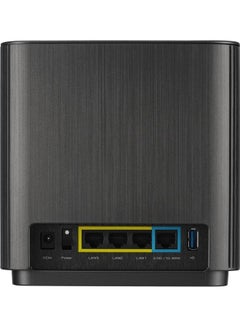 ASUS ZenWiFi XT9 AX7800 Tri-Band WiFi 6 Mesh System (2 Pack) Black, 802.11ax, up to 5700 sq ft & 6+ rooms, AiMesh, Lifetime Free Internet Security, Parental Controls, Easy Setup, 2.5G WAN port Black  - Image 4