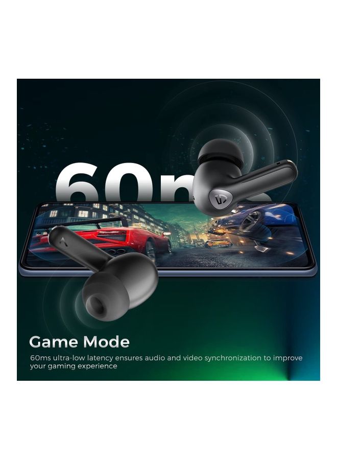 SoundPEATS - Air3 Pro Wireless Earbuds Hybrid Active Noise Cancelling, QCC3046 Bluetooth 5.2 Stereo Headphones With 12mm Driver, AptX Adaptive, Game Mode, CVC 8.0, Transparency Mode Black - Image 1