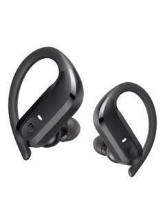 S5 True Wireless Earbuds Bluetooth 5.0 Stereo Sound Wireless Earphones With Touch Control IPX7 Waterproof For Sports 12 Mm Driver Over Ear Hooks Headphones Black