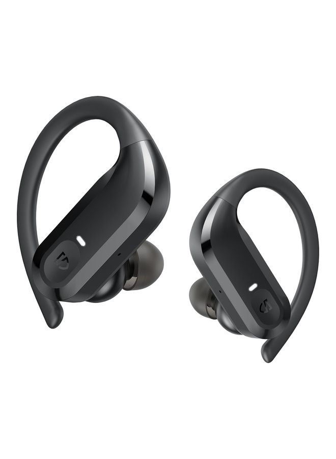 SoundPEATS - S5 True Wireless Earbuds Bluetooth 5.0 Stereo Sound Wireless Earphones With Touch Control IPX7 Waterproof For Sports 12 Mm Driver Over Ear Hooks Headphones Black - Image 1