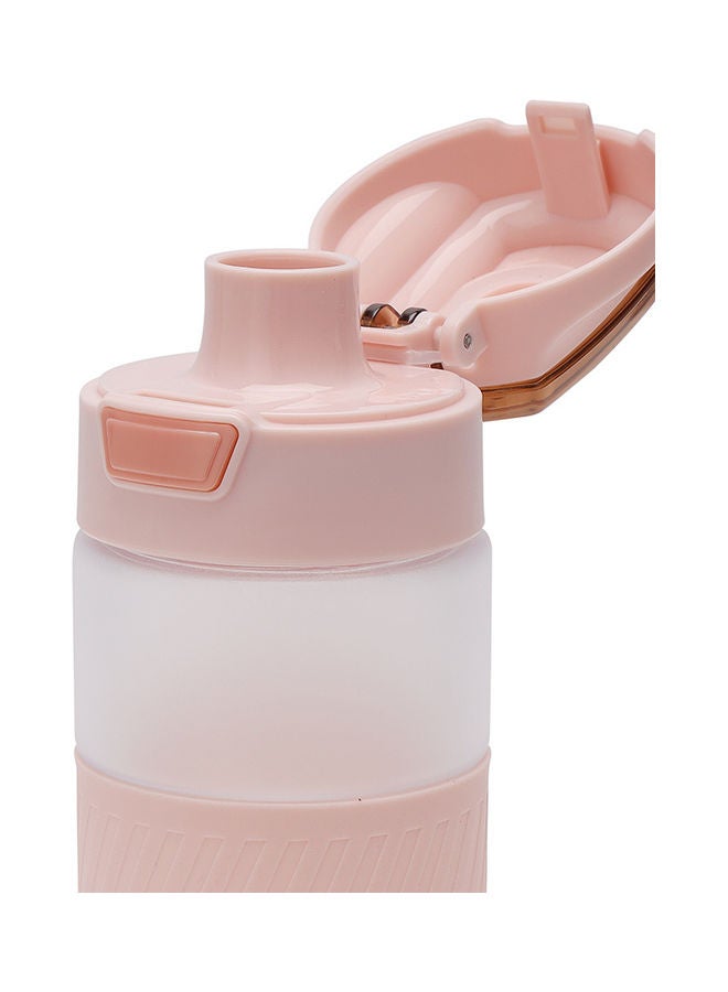 Royalford Royalford 650 ml Water Bottle- RF11115| Plastic Bottle with Push Button Cap| Stylish Design| Water Bottle for School, Office and Gym| Leak-Proof Blue  - Image 2