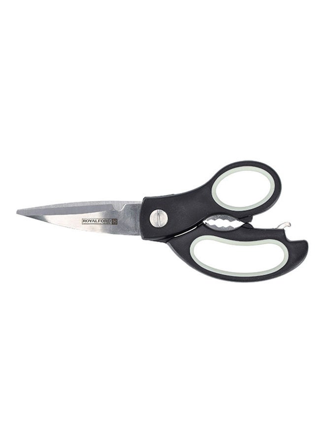 Royalford 3-in-1Kitchen Scissor Stainless Steel Multi-Purpose Home & Kitchen Utility Shear for Chicken, Poultry, Fish, Meat, Vegetables, Herbs, Flowers Assorted Color  - Image 1