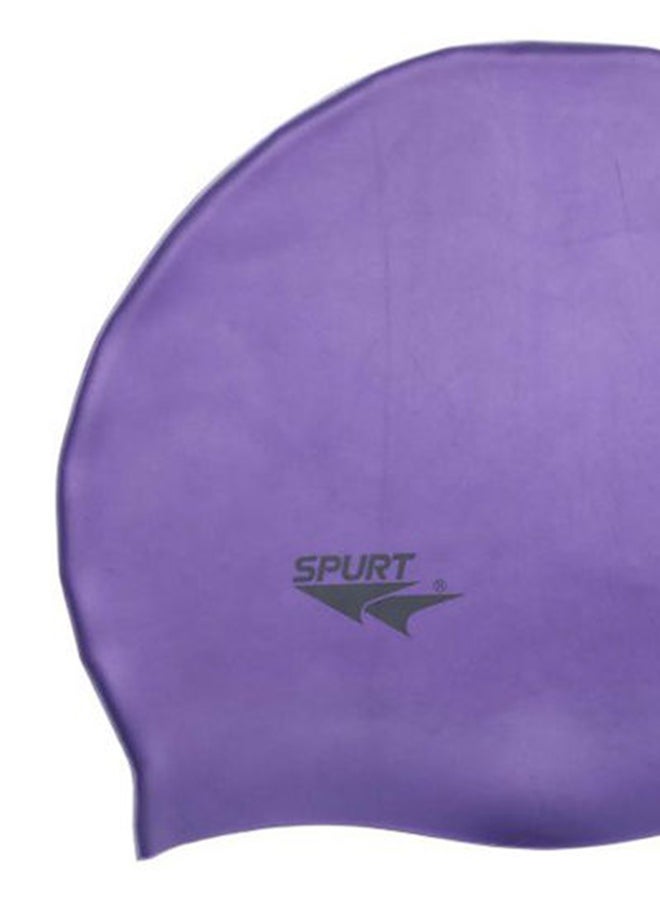 Silicone Swimming Cap In Zipper Bag One Size cm