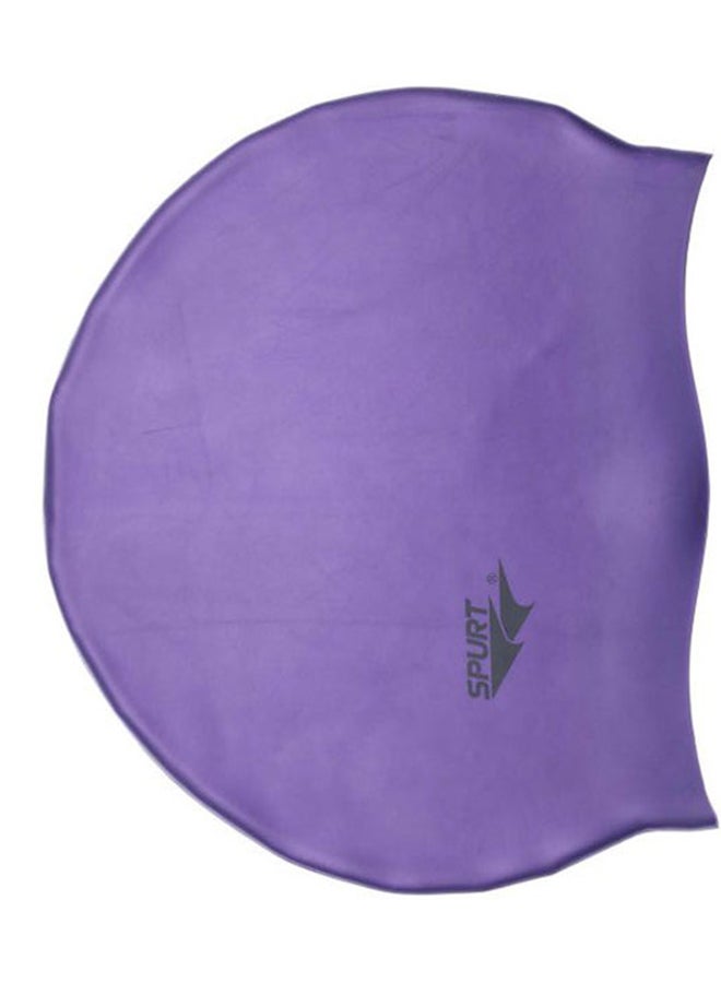 Silicone Swimming Cap In Zipper Bag One Size cm