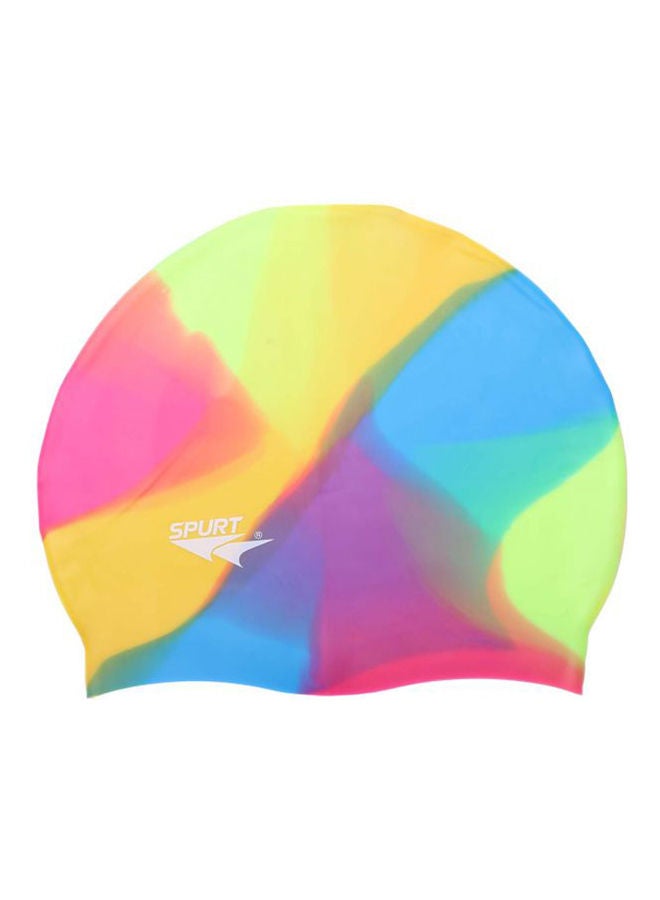 سبرت قبعة سباحة مصنوعة من السيليكون مع حقيبة بسحاب One Size cm  - Image 1