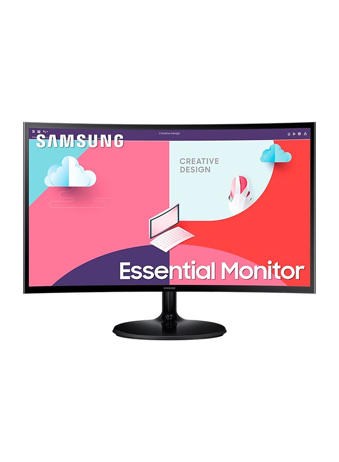 27 Inch Essential Curved Monitor, 75Hz AMD FreeSync, Gameing Compatable, S3 S36C LS27C360 Black - v1680275430/N53390365A_1