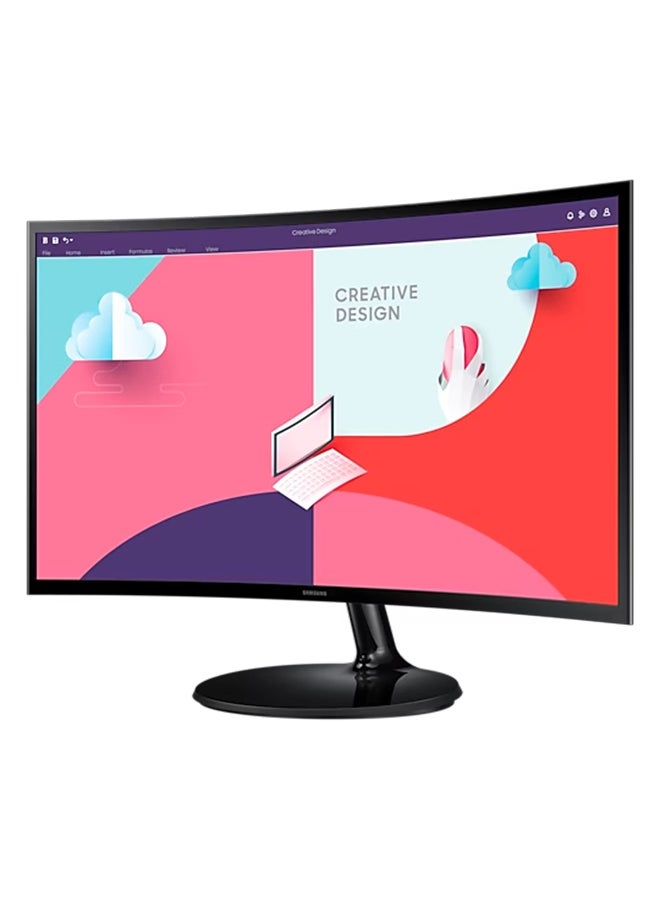 27 Inch Essential Curved Monitor, 75Hz AMD FreeSync, Gameing Compatable, S3 S36C LS27C360 Black - v1680275431/N53390365A_5