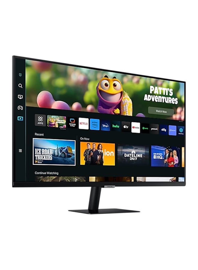 Samsung - 32 Inch Smart Monitor M5 , Smart TV Experience, GamingHub, Built-in IoT Hub & Speakers, Remote Access LS32CM500 Black - Image 1