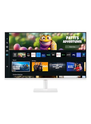 32 Inch Smart Monitor M5 , Smart TV Experience, GamingHub, Built-in IoT Hub & Speakers, Remote Access, LS32CM501 White - v1680275431/N53390367A_1