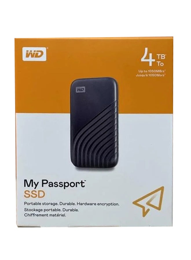 WD - My Passport SSD - Portable SSD, up to 1050MB/s Read and 1000MB/s Write Speeds, USB 3.2 Gen 2 - Space Gray 4.0 TB - Image 1