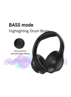 QCY H2 Wireless Headphone With BT 5.3 And Long Playtime Black  - Image 3