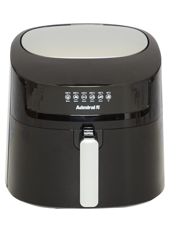 Admiral Air Fryer Frying Rack 6.5L Frying Basket 6.0L Frying Pot 7.2L Touch Panel With Preset 8 Program 120V 50-60Hz 6.5 L 1800 W ADAF65BLT Black - Image 1