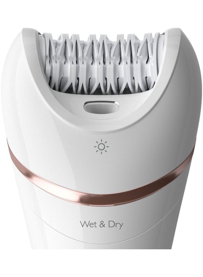Philips - Epilator Series 8000 Wet And Dry Epilator 8 Accessories BRE720/14 - Image 1
